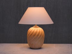 Lampe de bureau Anna-Lisa Thomson en céramique émaillée, Upsala Ekeby, Suède, années 1940