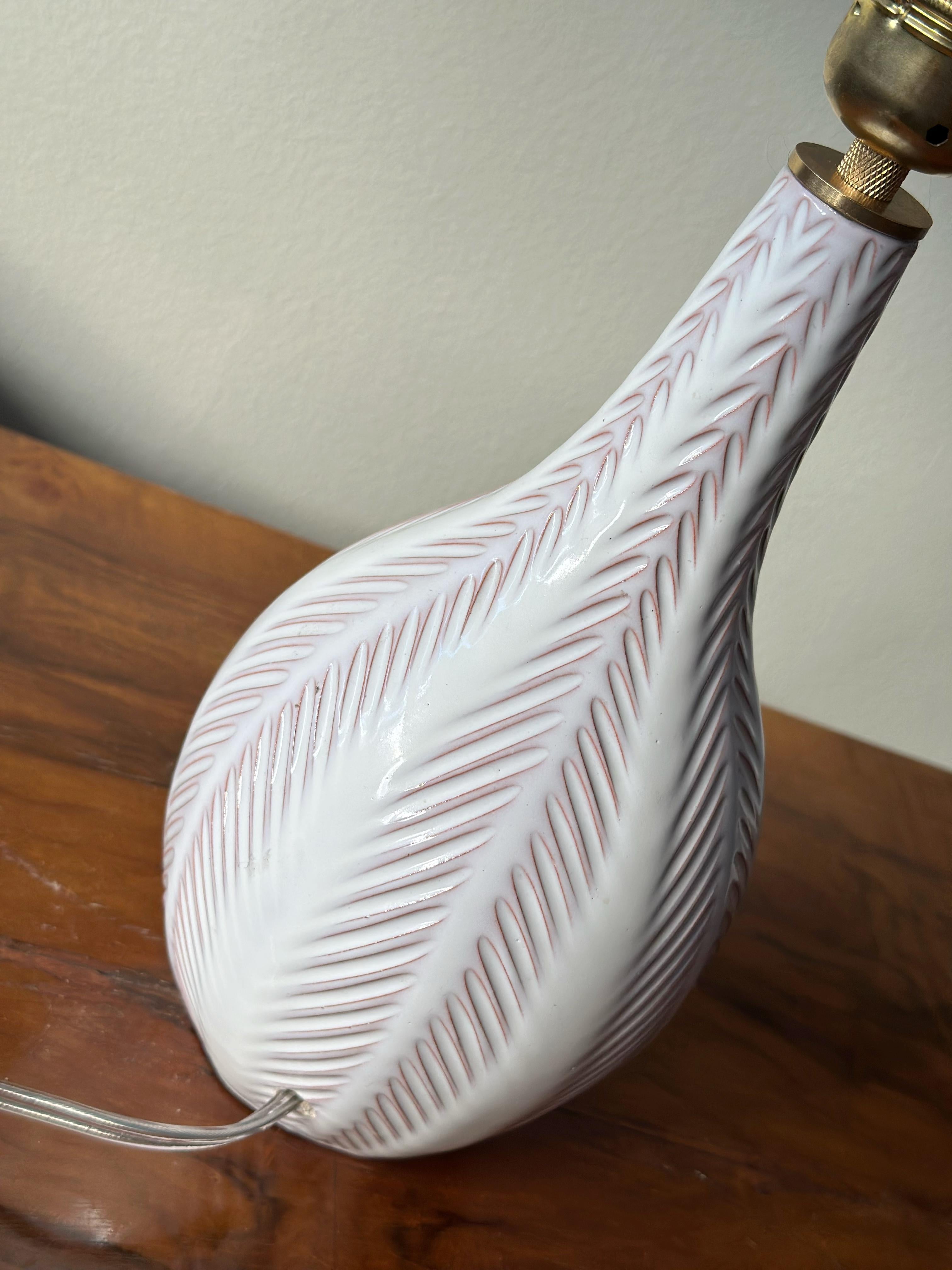 Lampe de table en céramique émaillée Anna-Lisa Thomson par Upsala Ekeby, Suède, années 1940 en vente 3