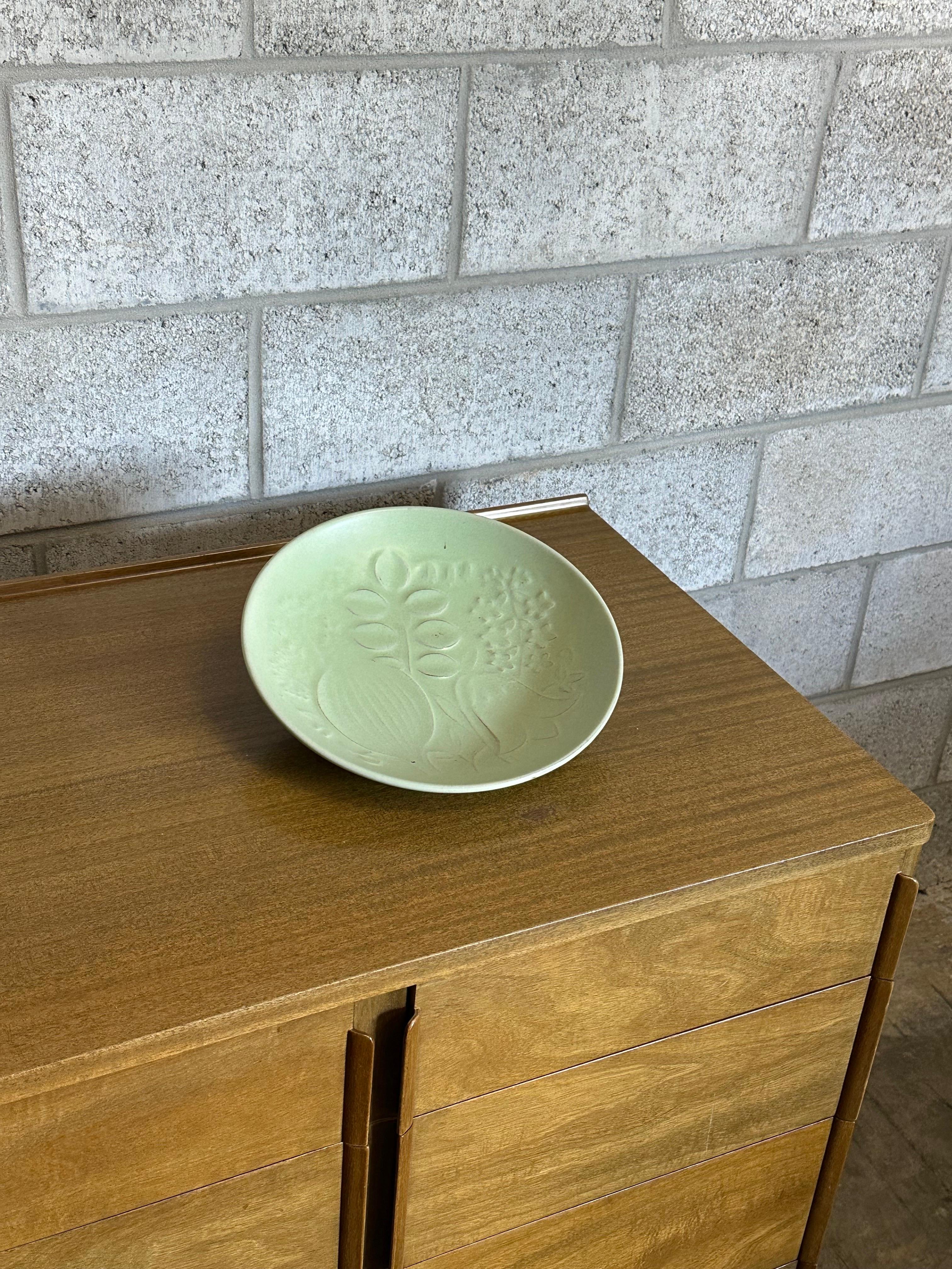 Mid-Century Modern Anna Lisa Thomson Large Plate or Low Bowl For Sale