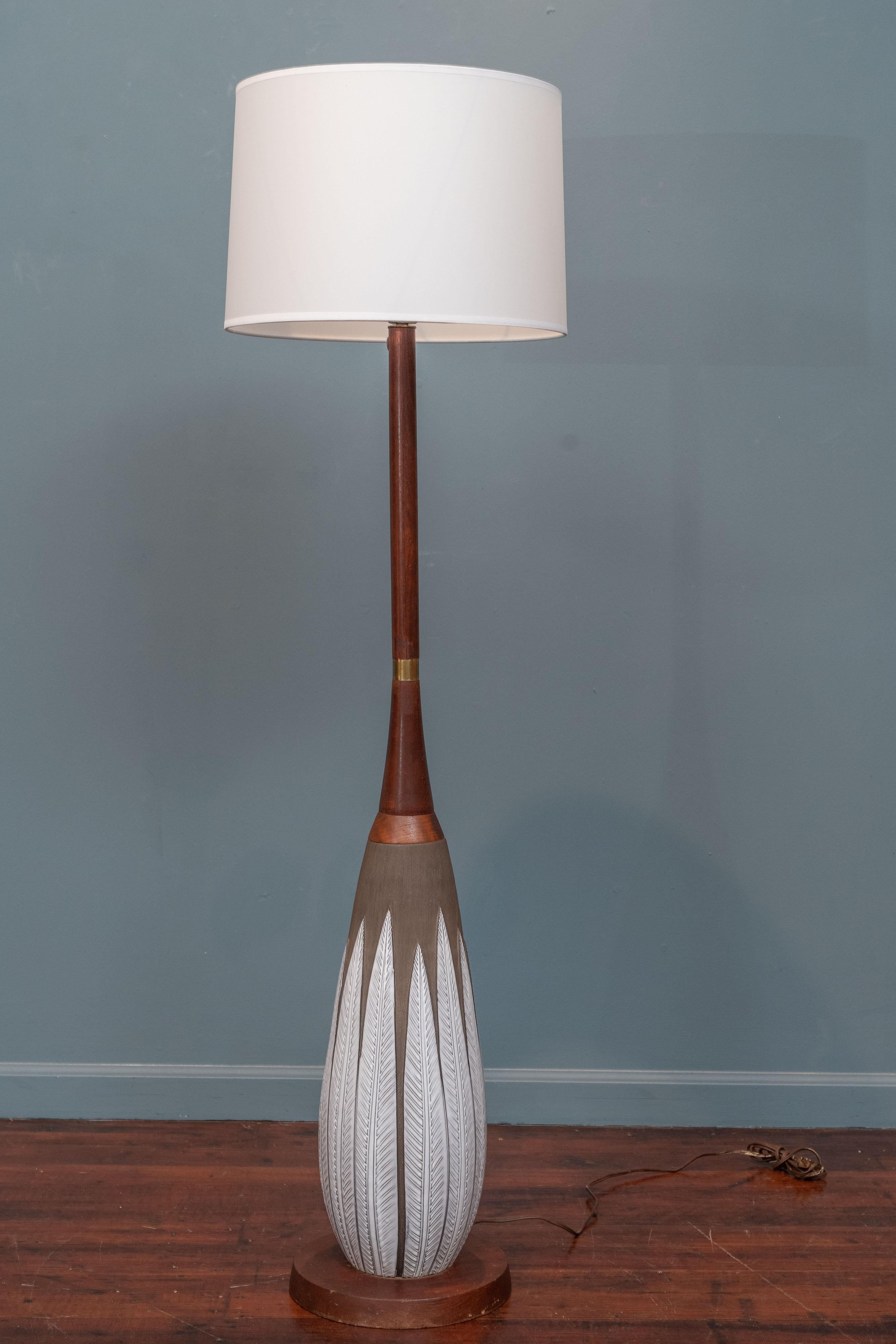 Ceramic Anna-Lisa Thomson ''Paprika'' Floor Lamp, Sweden