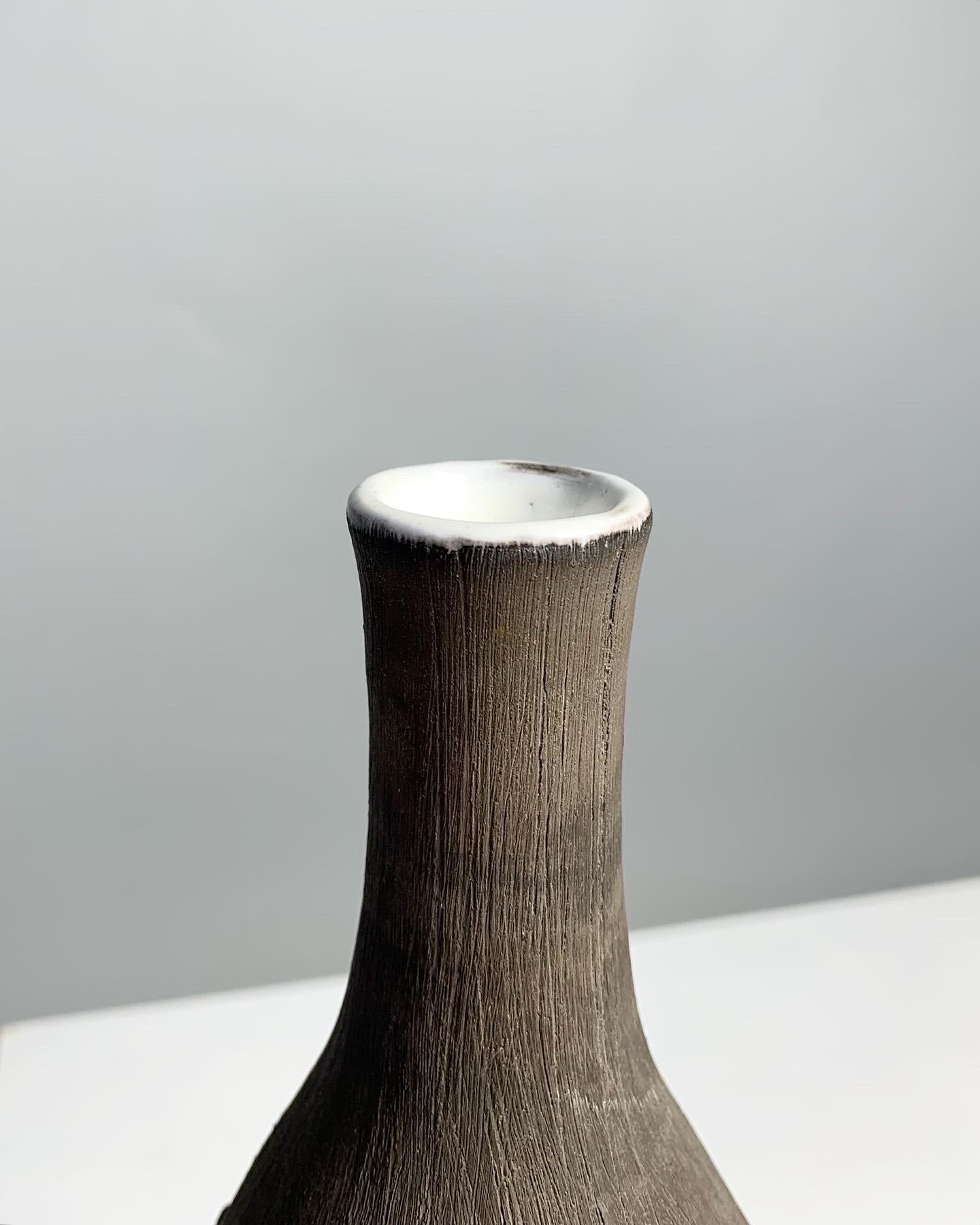 Mid-20th Century Anna-Lisa Thomson Paprika Vase Stoneware Relief Upsala Ekeby 1950s For Sale