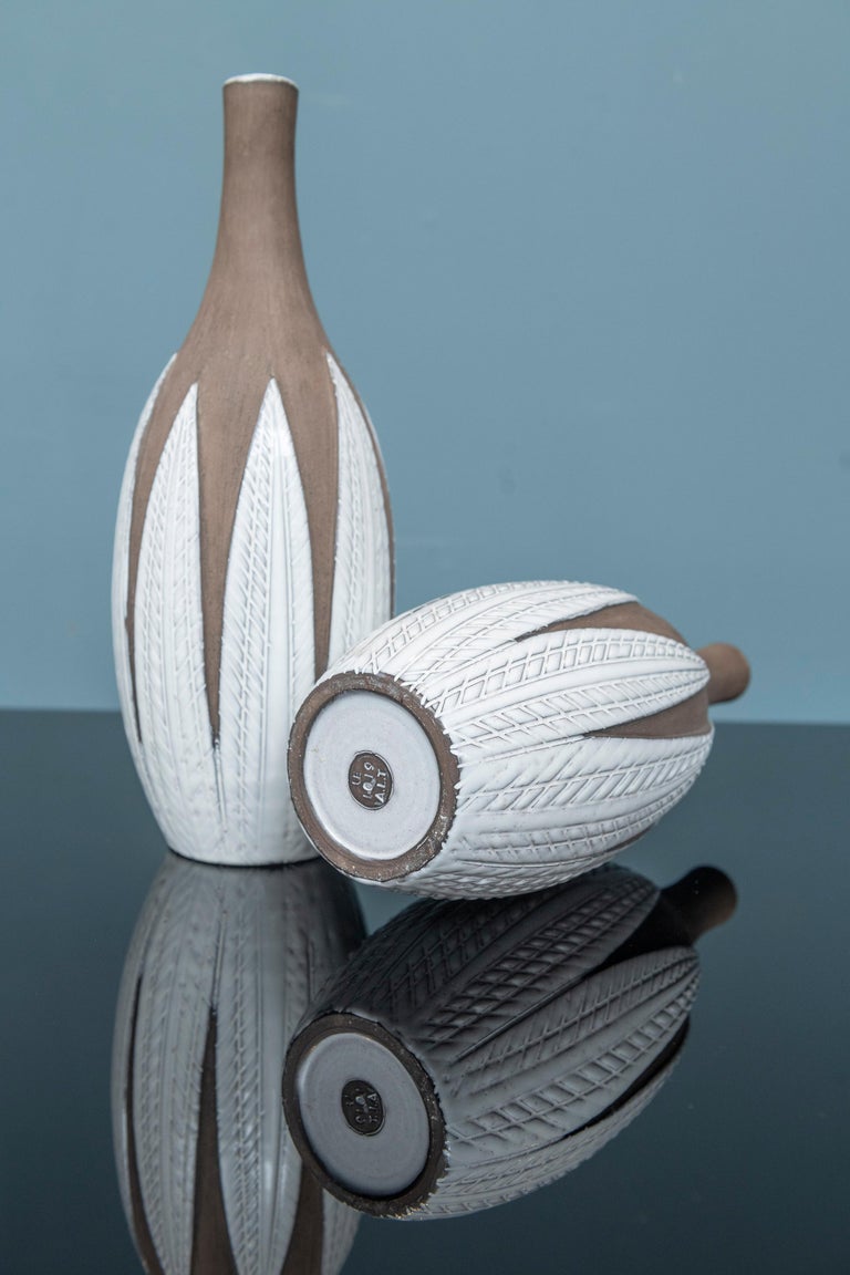 Ceramic Anna-Lisa Thomson Paprika Vases for Upsala Ekby, Sweden For Sale