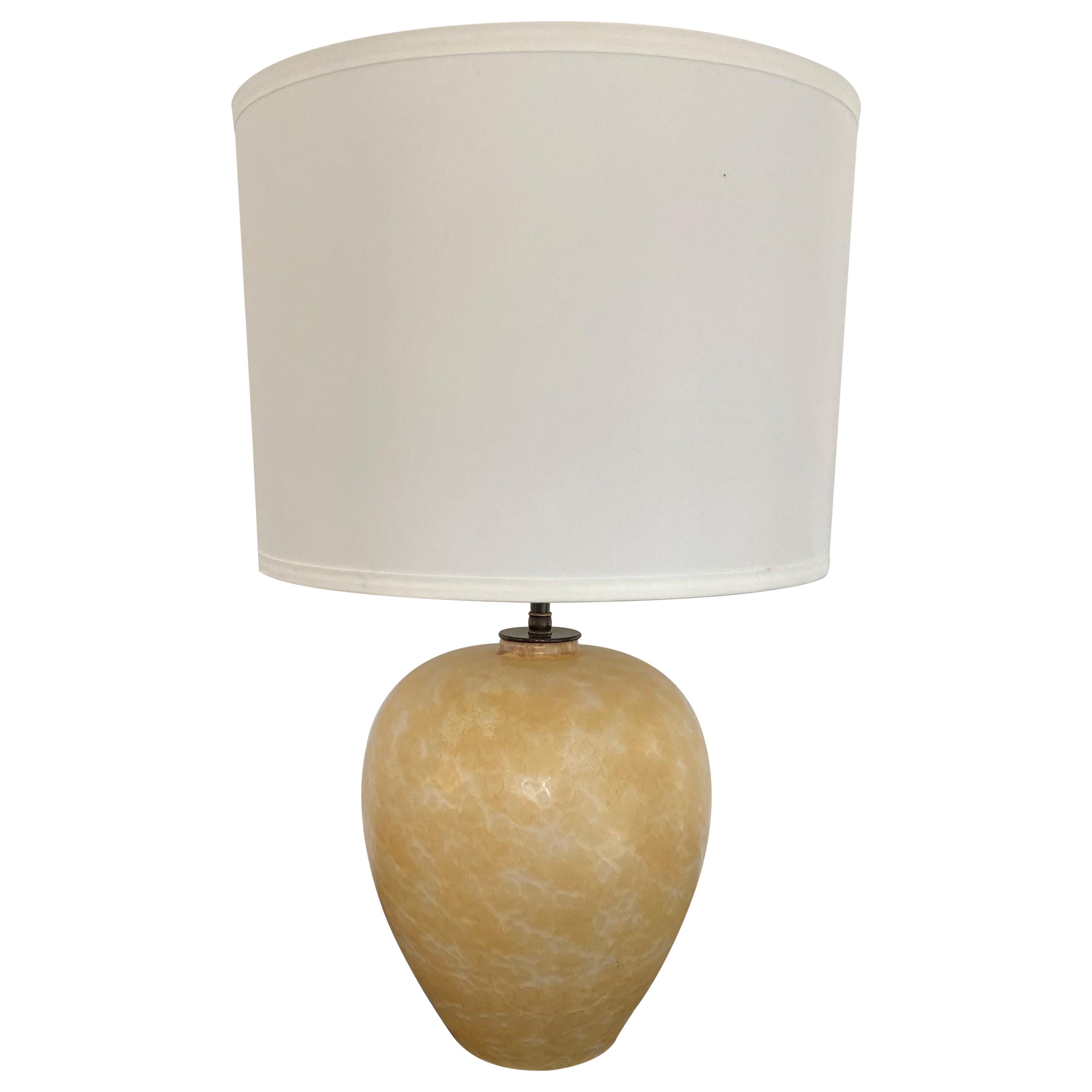 Anna Lisa Thomson Swedish Art Deco 1930s Art Pottery Table Lamp