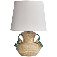 Anna-Lisa Thomson, Table Lamp, Earthenware, Sweden, 1930s