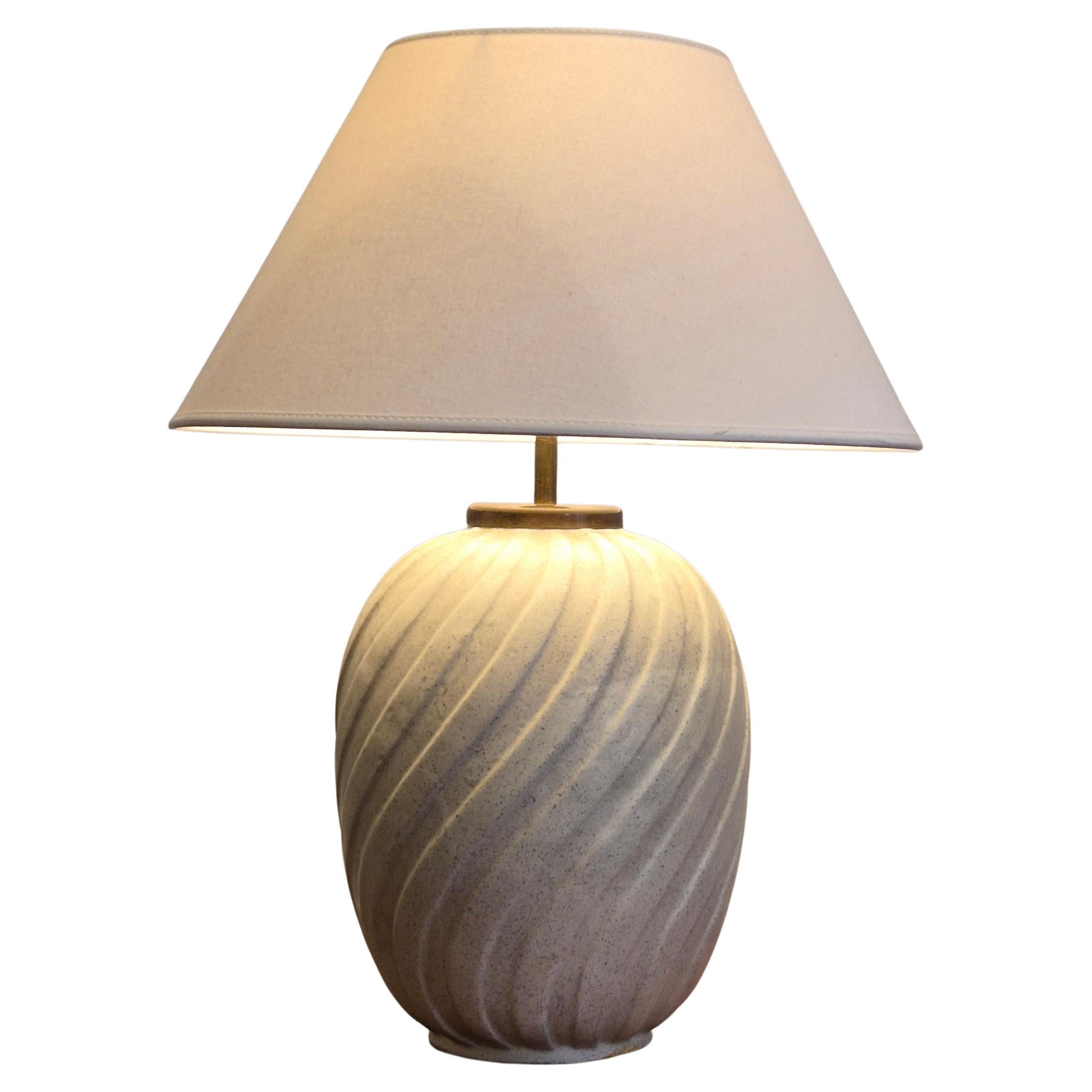 Anna-Lisa Thomson, Tischlampe, Ekeby, Schwedische Moderne 1940/50s.