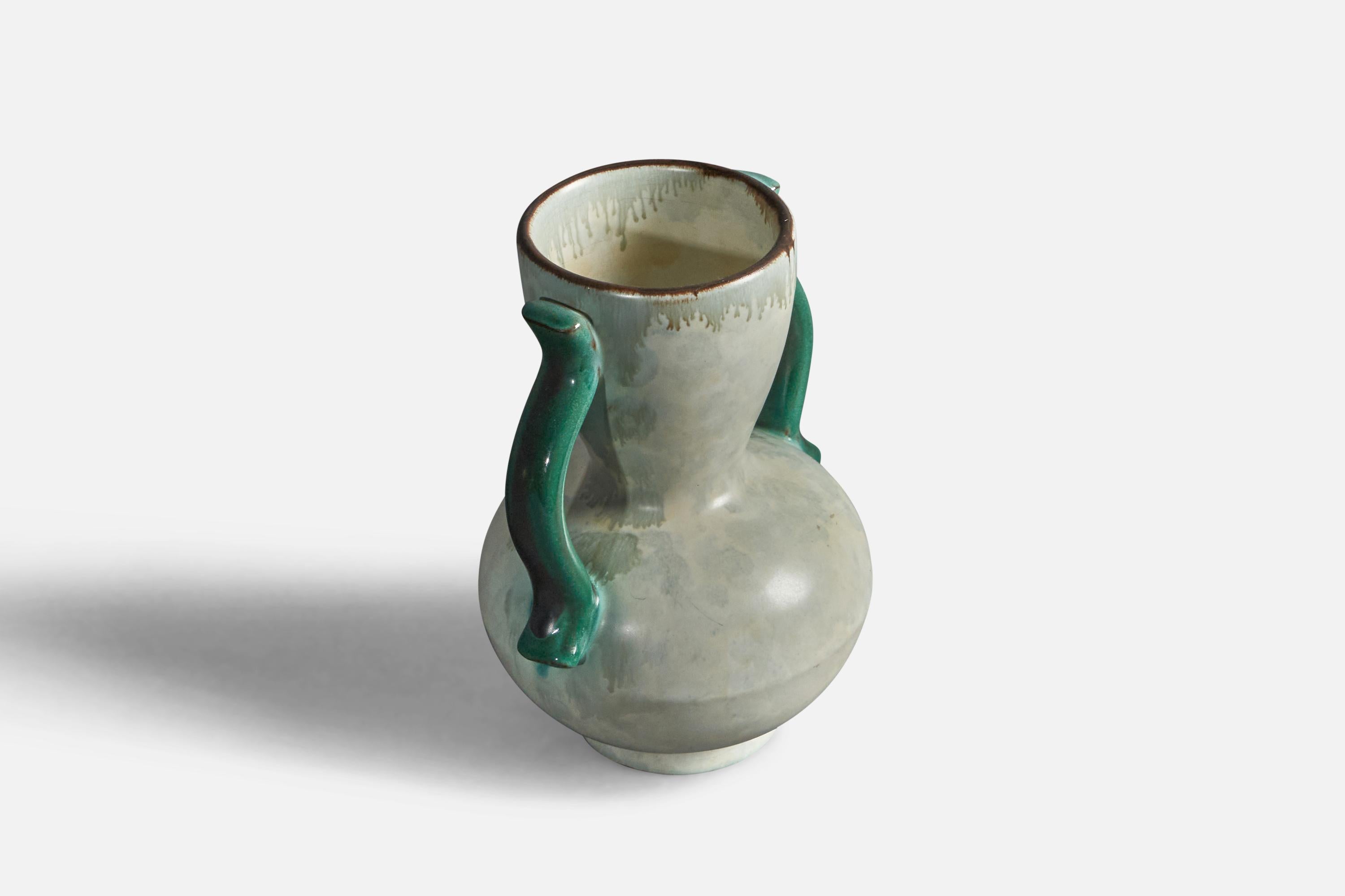 Mid-Century Modern Anna-Lisa Thomson, Vase, Earthenware, Sweden, 1930s For Sale