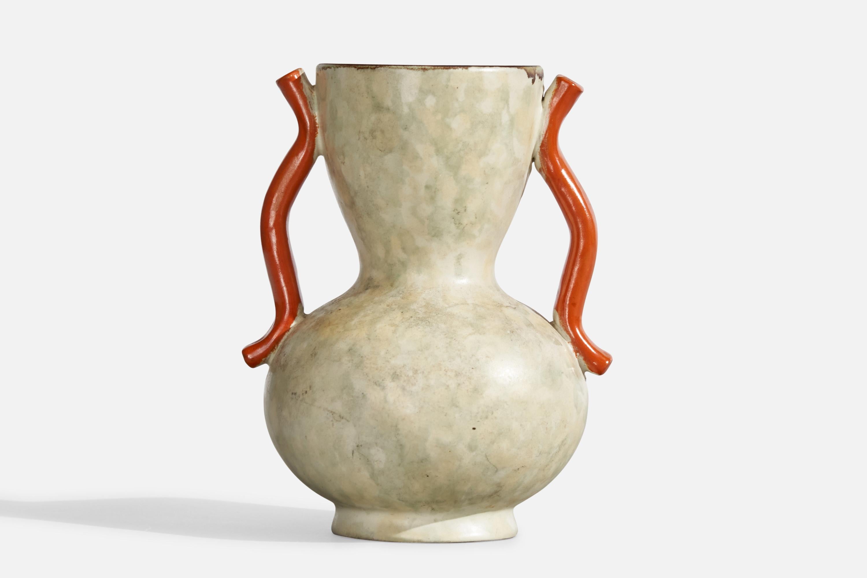 Svedese Anna-Lisa Thomson, Vaso, Terracotta, Svezia, anni '1930 in vendita