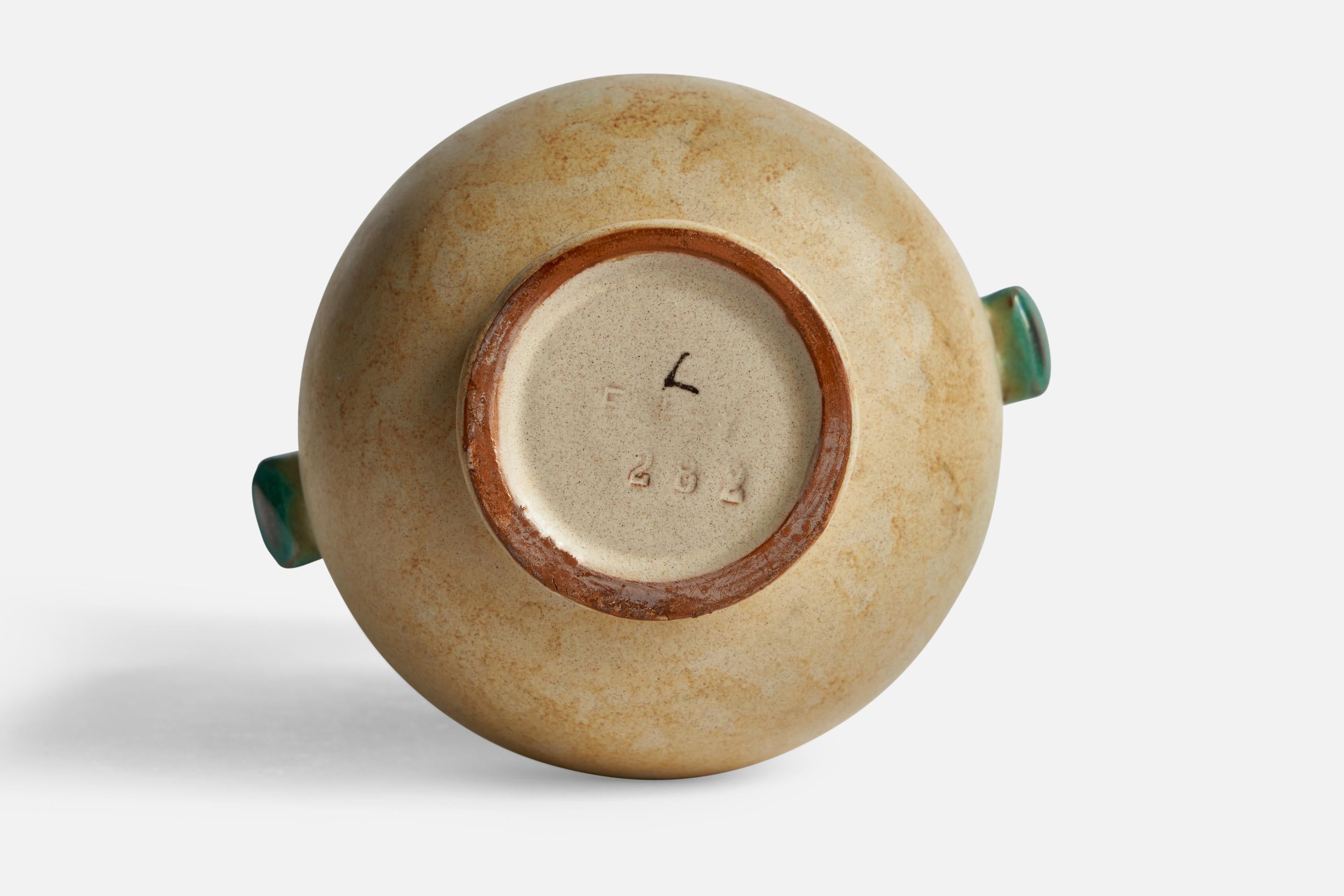 Anna-Lisa Thomson, Vase, Earthenware, Sweden, 1930s For Sale 2