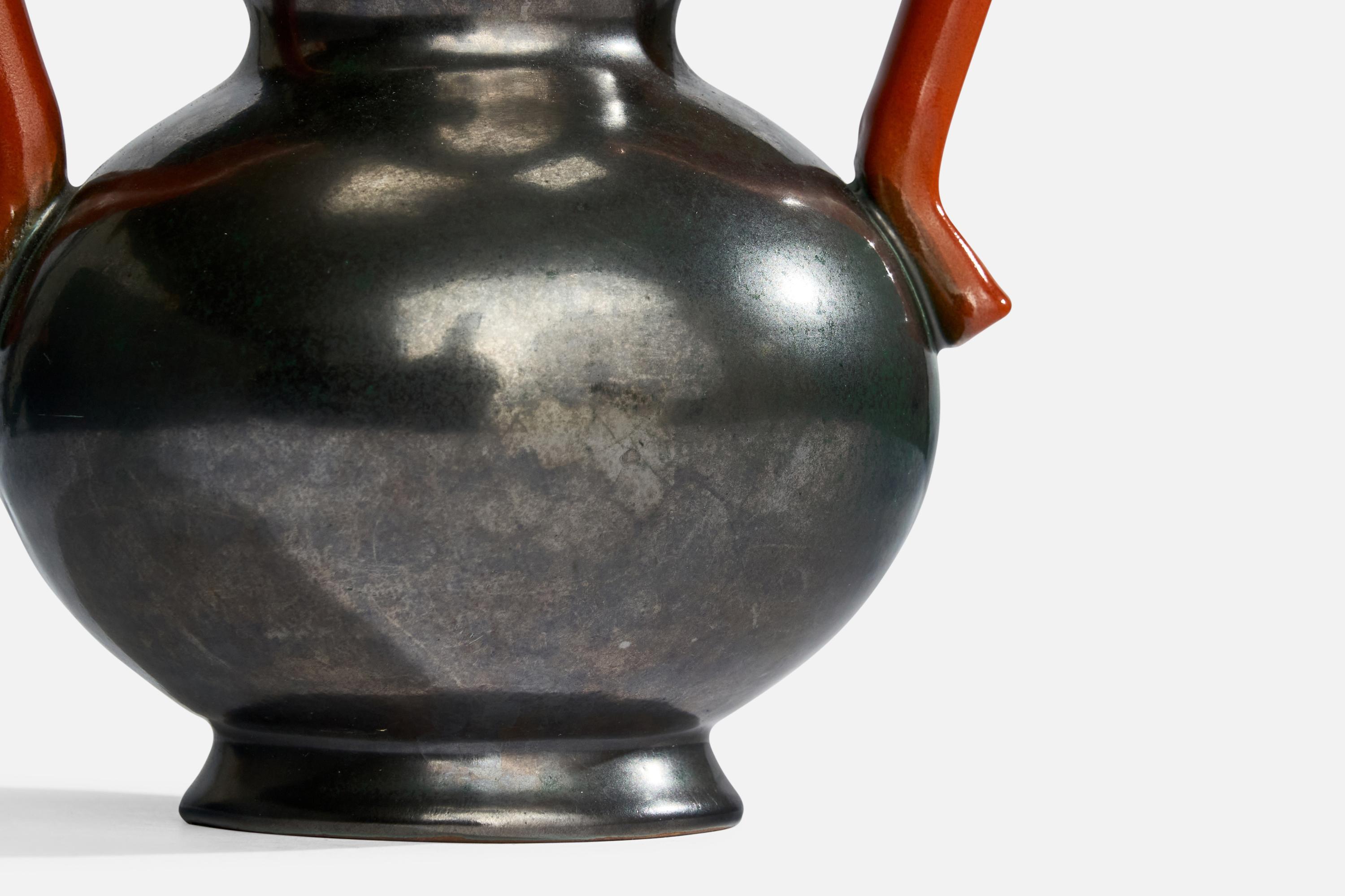 Anna-Lisa Thomson, Vase, Earthenware, Sweden, 1930s For Sale 3
