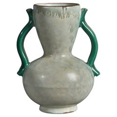 Vase Anna-Lisa Thomson, Faïence, Suède, années 1930