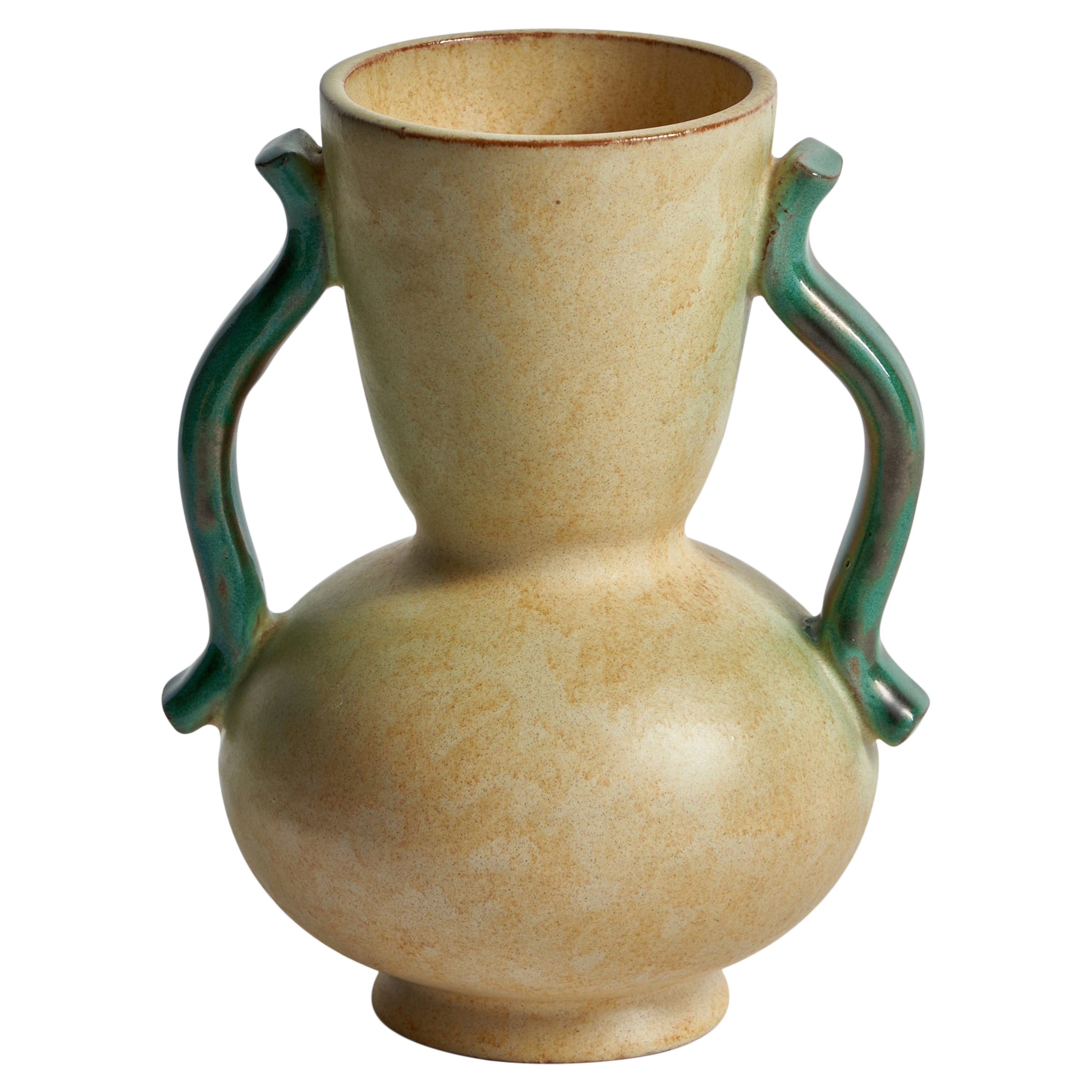 Anna-Lisa Thomson, Vase, Earthenware, Sweden, 1930s