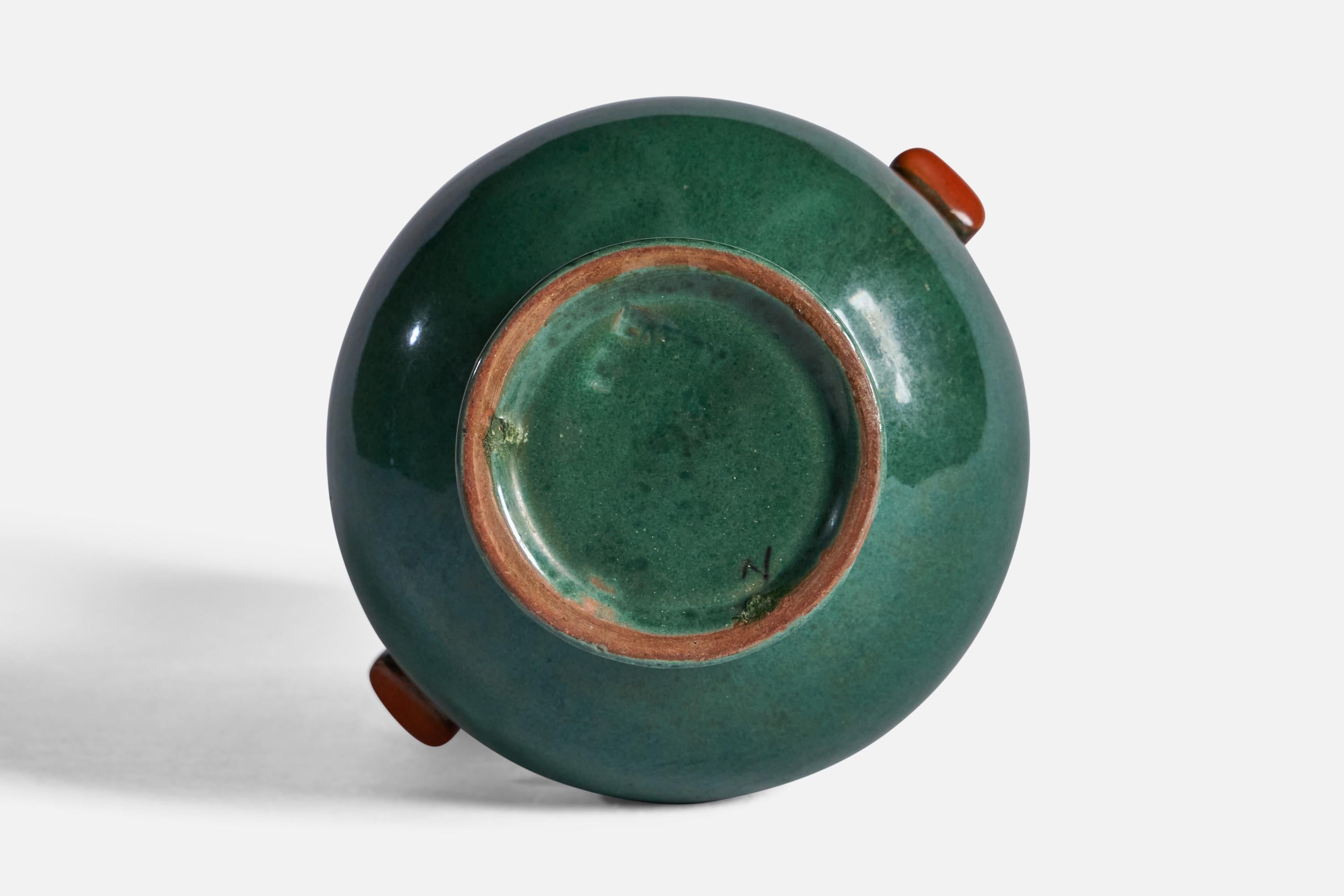 Mid-20th Century Anna Lisa Thomson, Vase, Earthenware, Sweden, 1940s For Sale