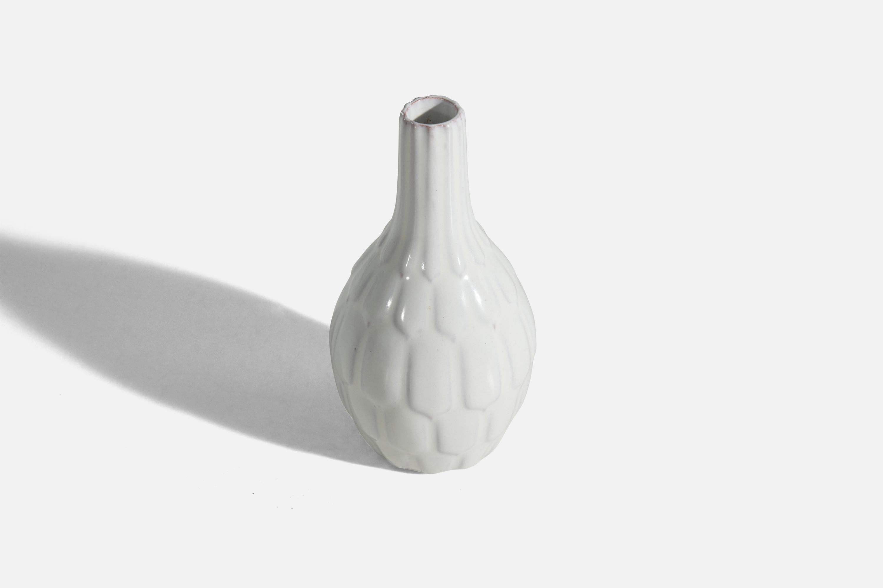 Swedish Anna-Lisa Thomson, Vase, Earthenware, Upsala-Ekeby, Sweden, 1951-1952 For Sale