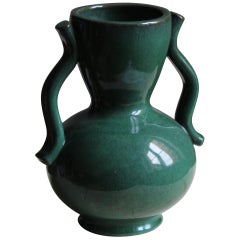 Anna-Lisa Thomson:: Vase:: glasiertes Steingut:: Upsala-Ekeby:: Schweden:: 1940er Jahre