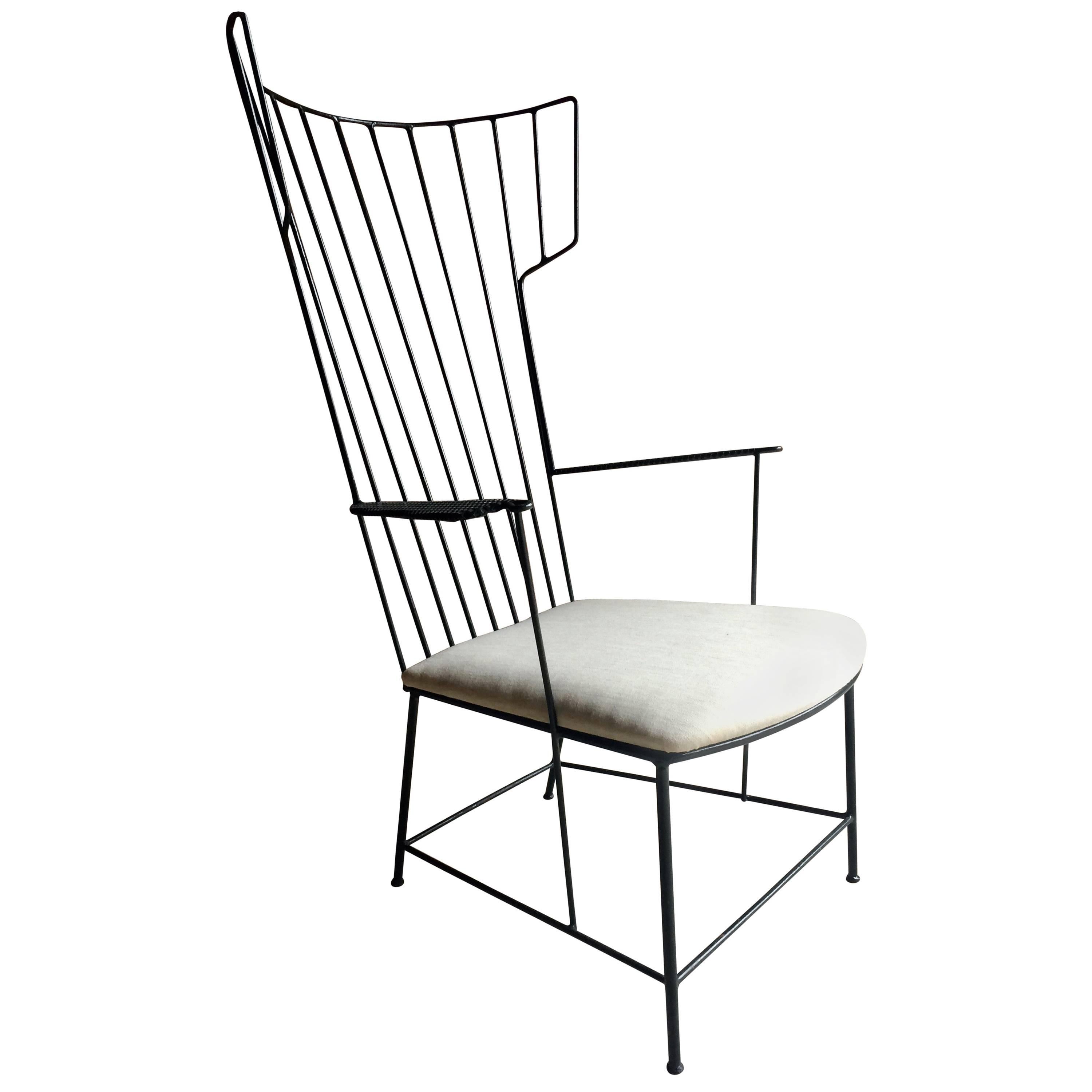 Mid-Century Modern Anna-Lulja Praun & Thomas Lauterbach Lyra Armchair by Sonett:: circa 1950s