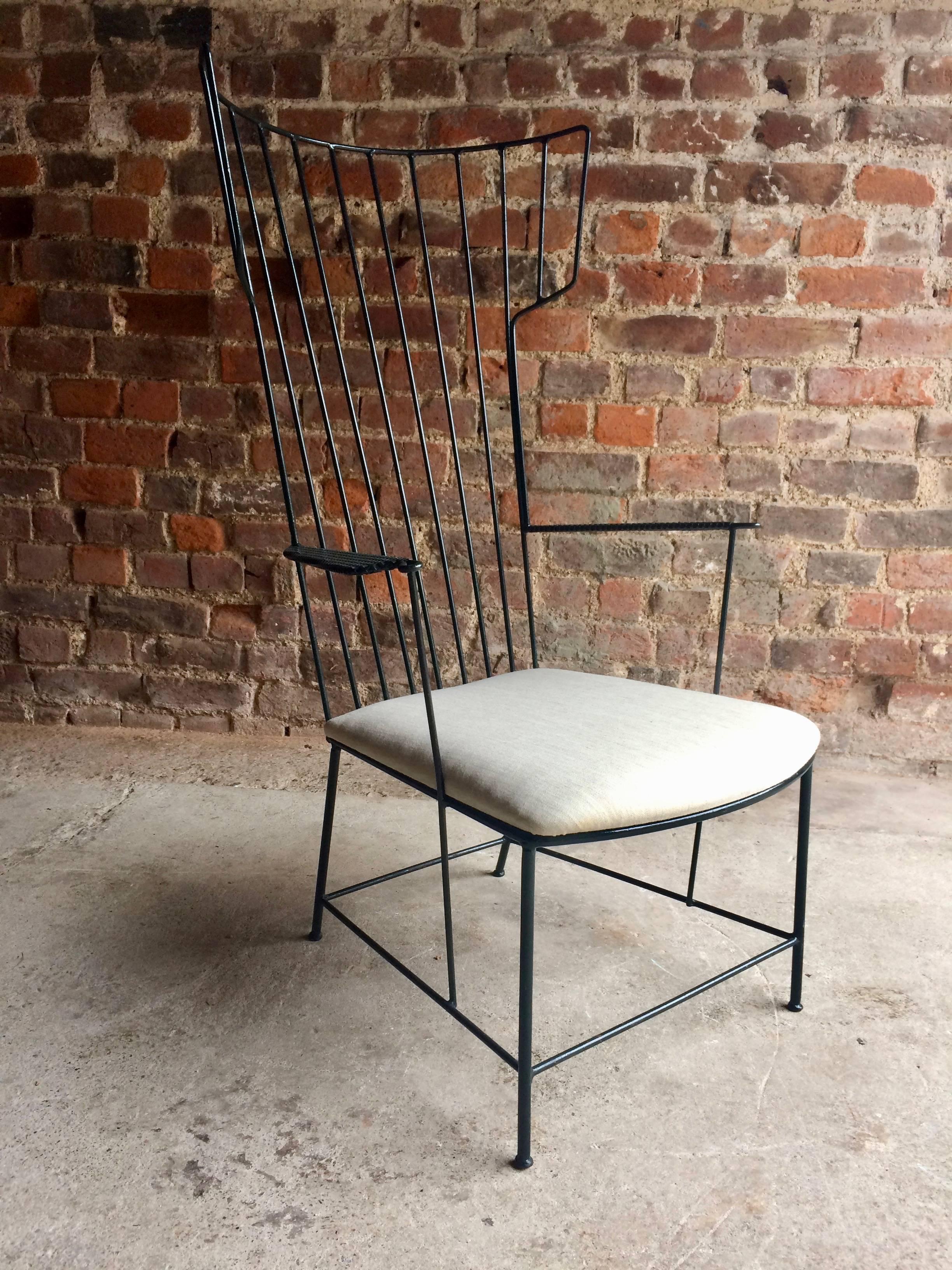 Anna-Lulja Praun & Thomas Lauterbach Lyra Armchair by Sonett:: circa 1950s Excellent état à Longdon, Tewkesbury