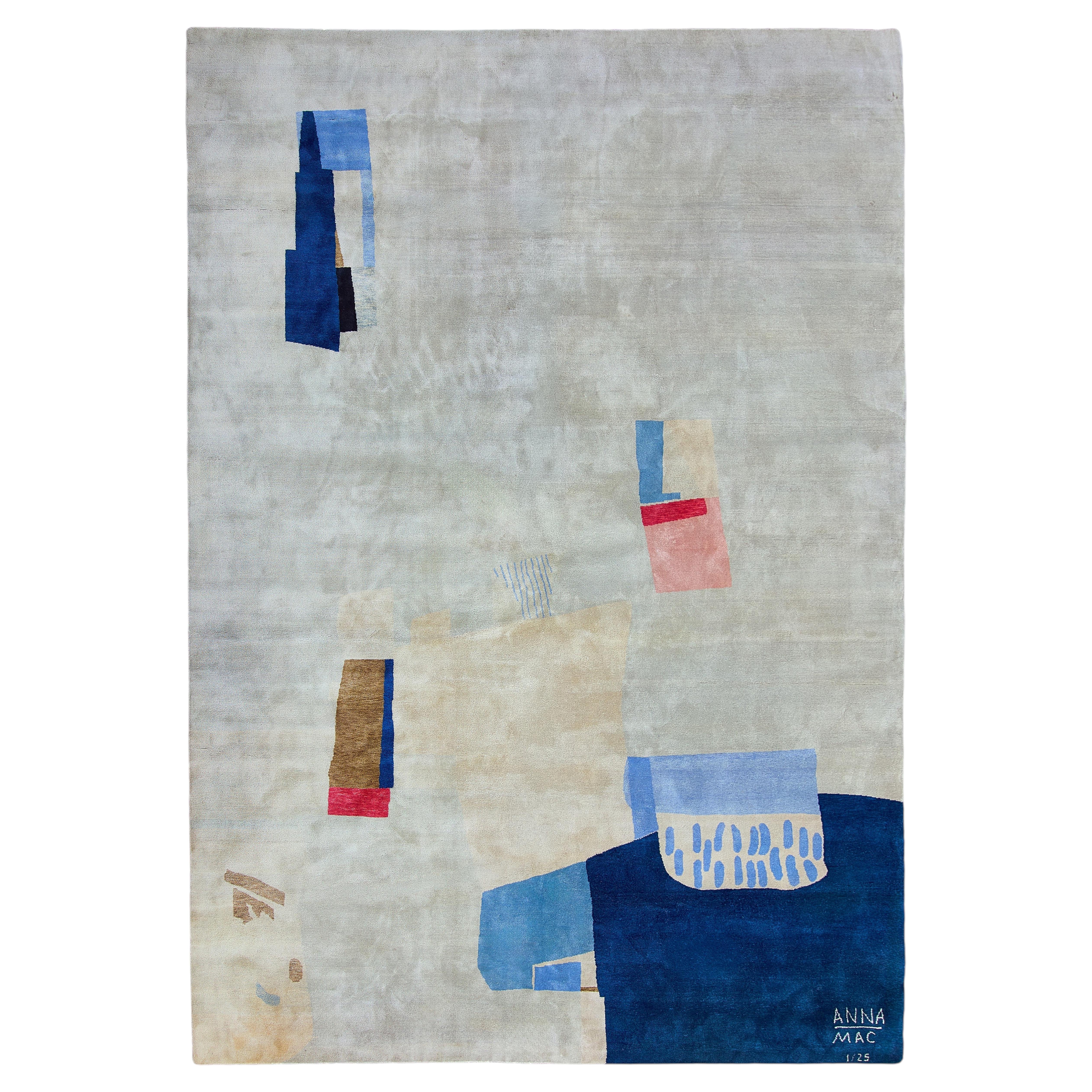 Anna Mac Design N. 1 - Artistic French Wool Rug