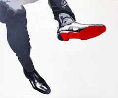 Fast :Contemporary Figurative Acrylic On Canvas Painting