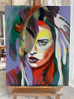 "Nymphe" Zeitgenössische figurative Malerei