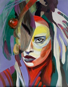 "Nymph" Contemporary Figurative Painting