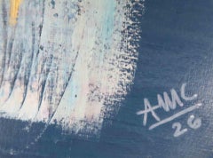Abstraction in Blue - Acrylic by Anna Maria Caboni - 2026