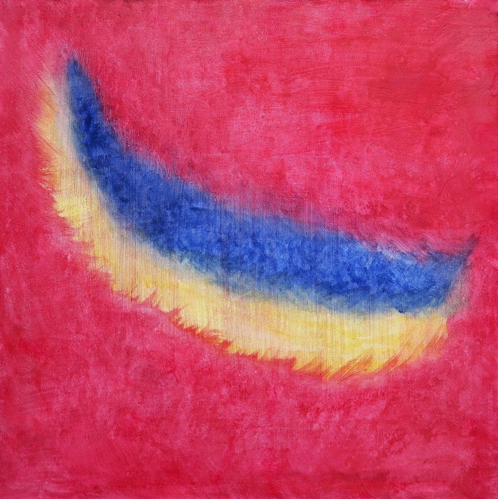 Abstract Painting di Anna Maria Caboni - Nascita - Acrilico di A.M. Caboni - 2014