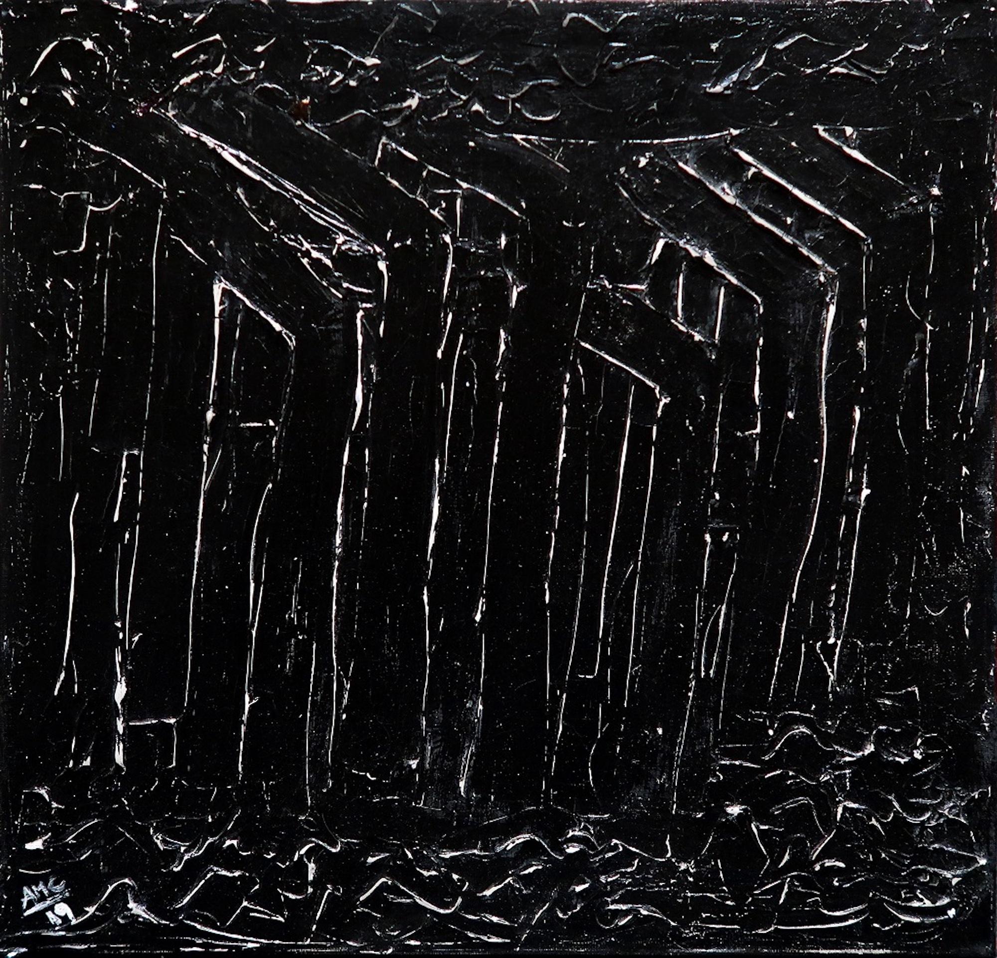 Abstract Painting di Anna Maria Caboni - City 5 - Acrilico di A.M. Caboni - 2019