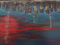 Tramonto in città - Acrilico di Anna Maria Caboni - 2025