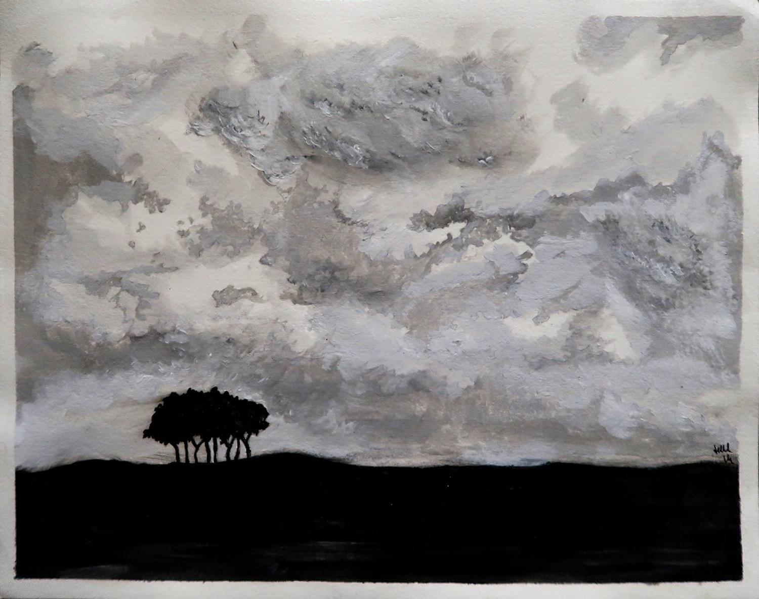 Abstract Painting di Anna Maria Caboni - Nuvole - Acrilico di A.M. Caboni - 2014