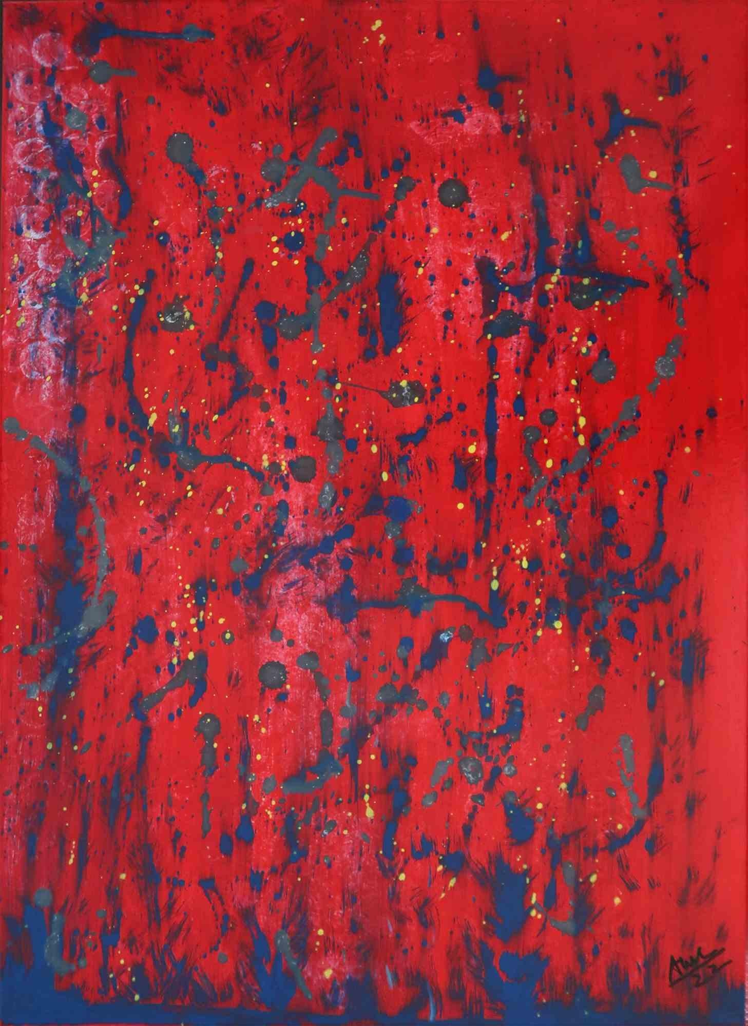 Este cuadro acrílico Rojo intenso fue realizado en 2022 por la artista italiana Anna Maria Caboni.

Firmado a mano y fechado por el artista en la parte inferior derecha. Condiciones perfectas.

Este fascinante cuadro con una composición abstracta a
