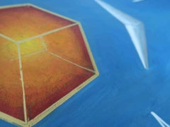 Geometrische Sonne und Mond - Acryl von Anna Maria Caboni - 2026