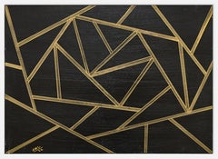 Golden Black - Original Acrylic by A.M. Caboni - 2022