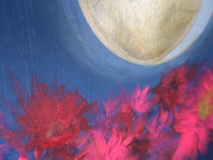Night Flower - Acrylic by Anna Maria Caboni - 2026
