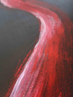 Red Kaminari - Acrylic by Anna Maria Caboni - 2026