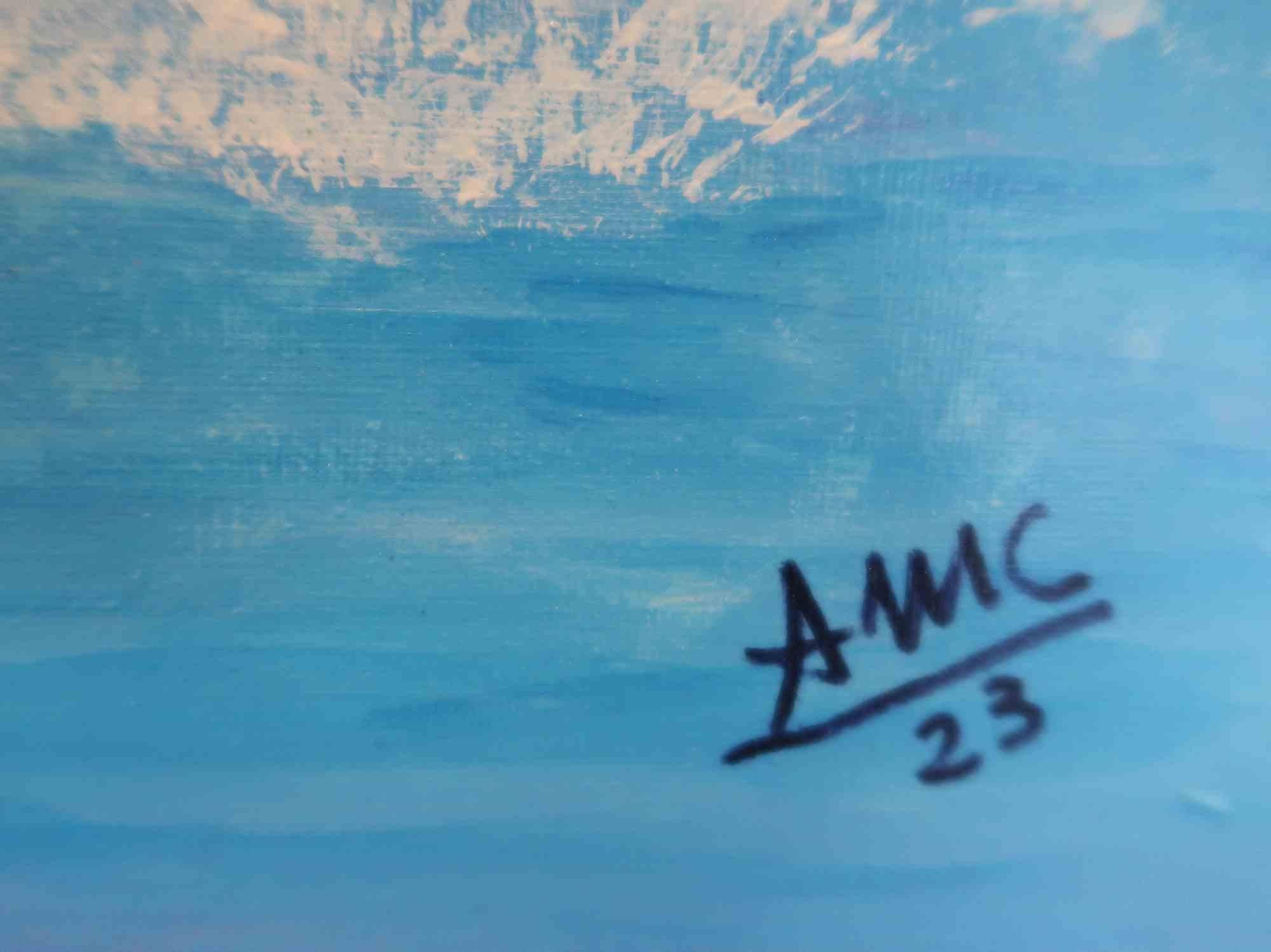 Sardinia - Acrylic by Anna Maria Caboni - 2023 For Sale 2