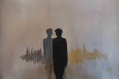 « Shadows » – Peinture acrylique, art figuratif contemporain, années 2010, non encadrée