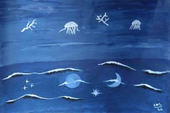 Cielo y mar - Acrílico de Anna Maria Caboni - 2026