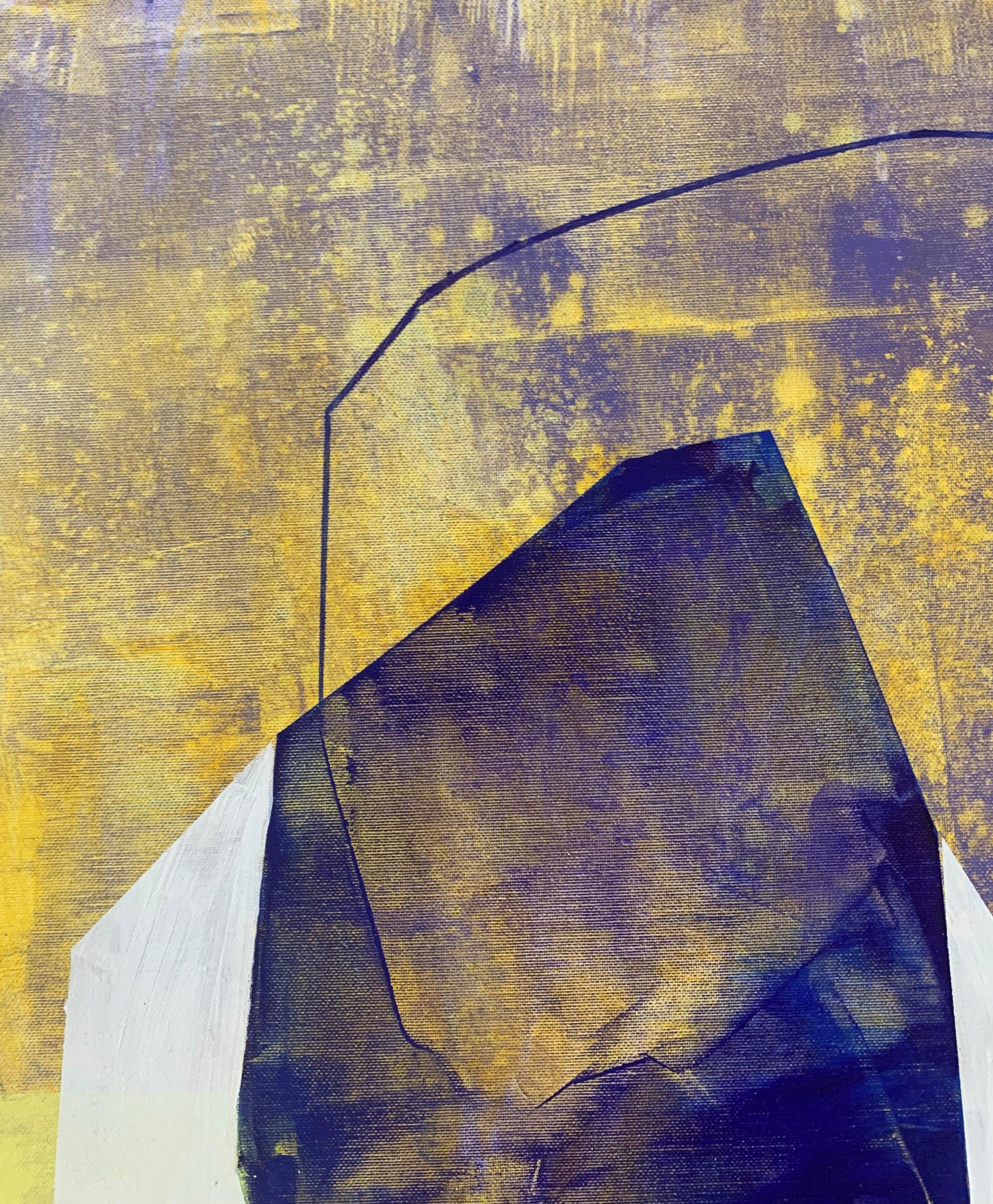 Noche luminosa. Pintura abstracta contemporánea Acrílico, arte polaco - Painting de Anna Masiul-Gozdecka