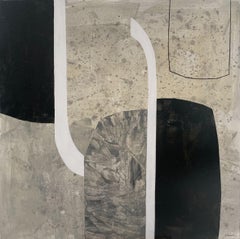 Connections 3 – Zeitgenössisches abstraktes Gemälde in Acryl, polnischer Künstler
