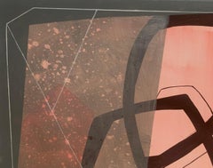 Peinture abstraite contemporaine « Crisp morning 2 » en acrylique, artiste polonais