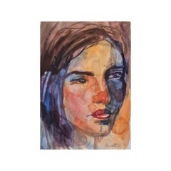 Improvisations, Contemporary Painting, Acrylic on paper, Polish artist