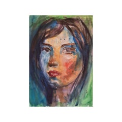 Improvvisazioni, Pittura contemporanea, Acrilico su carta, Artista polacco
