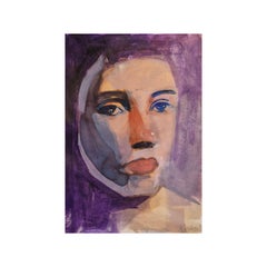 Improvisations, peinture contemporaine, acrylique sur papier, artiste polonais