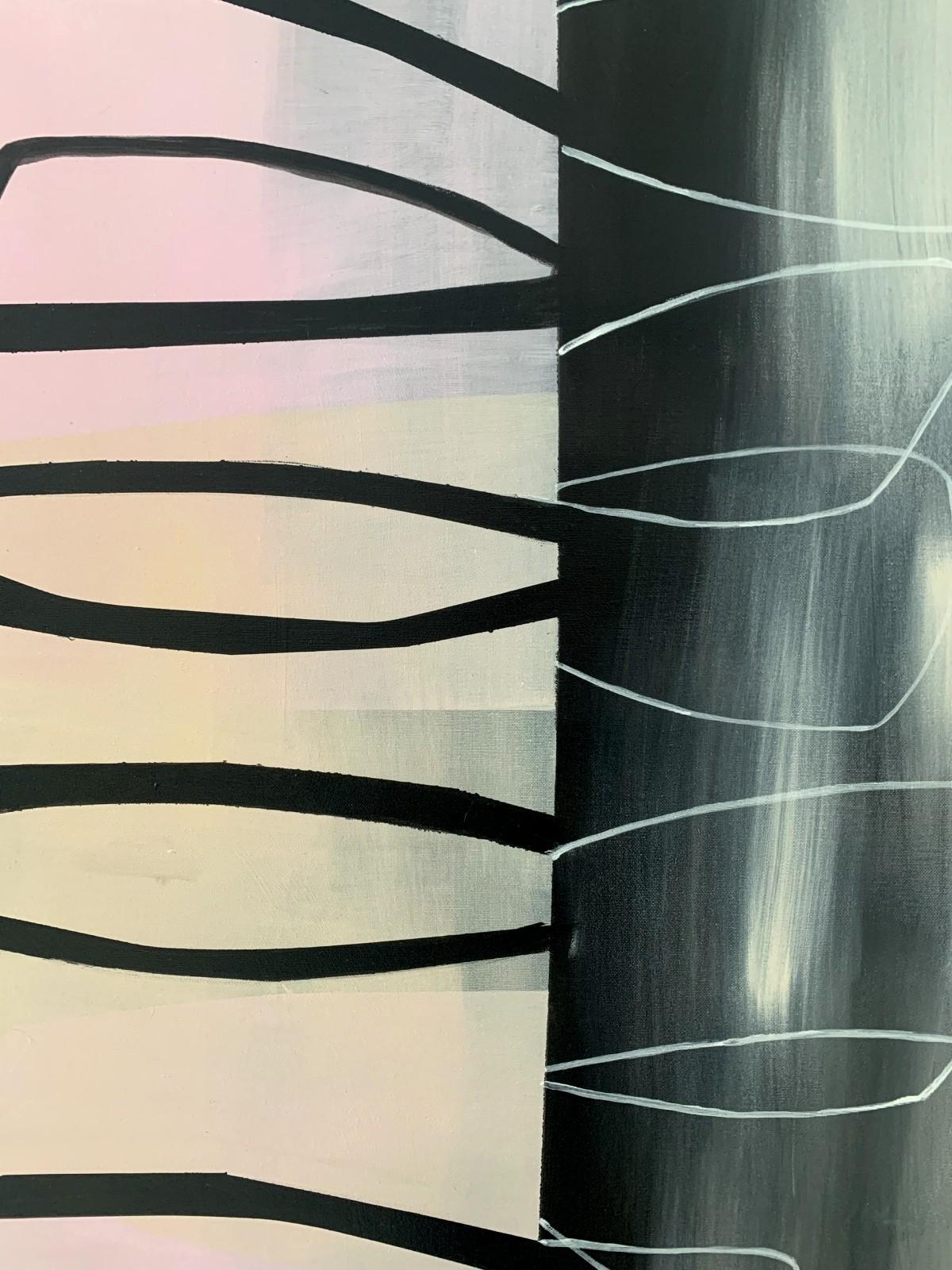 Reshape 1 - Pittura astratta contemporanea Acrilici, artista polacco - Painting di Anna Masiul-Gozdecka