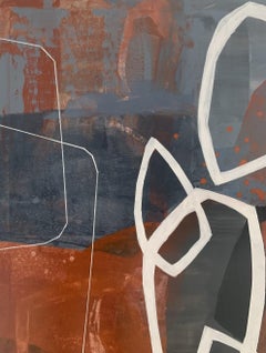 Reshape 2 - Zeitgenössische abstrakte Malerei Acryl, polnischer Künstler