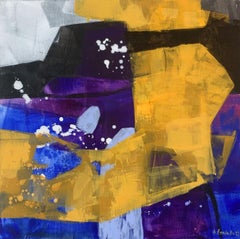 Shine. Contemporary Abstract Painting, Acrylic on canvas, Polish artist
