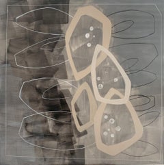 Sleeping 2 - Pittura astratta contemporanea Acrilici, artista polacco
