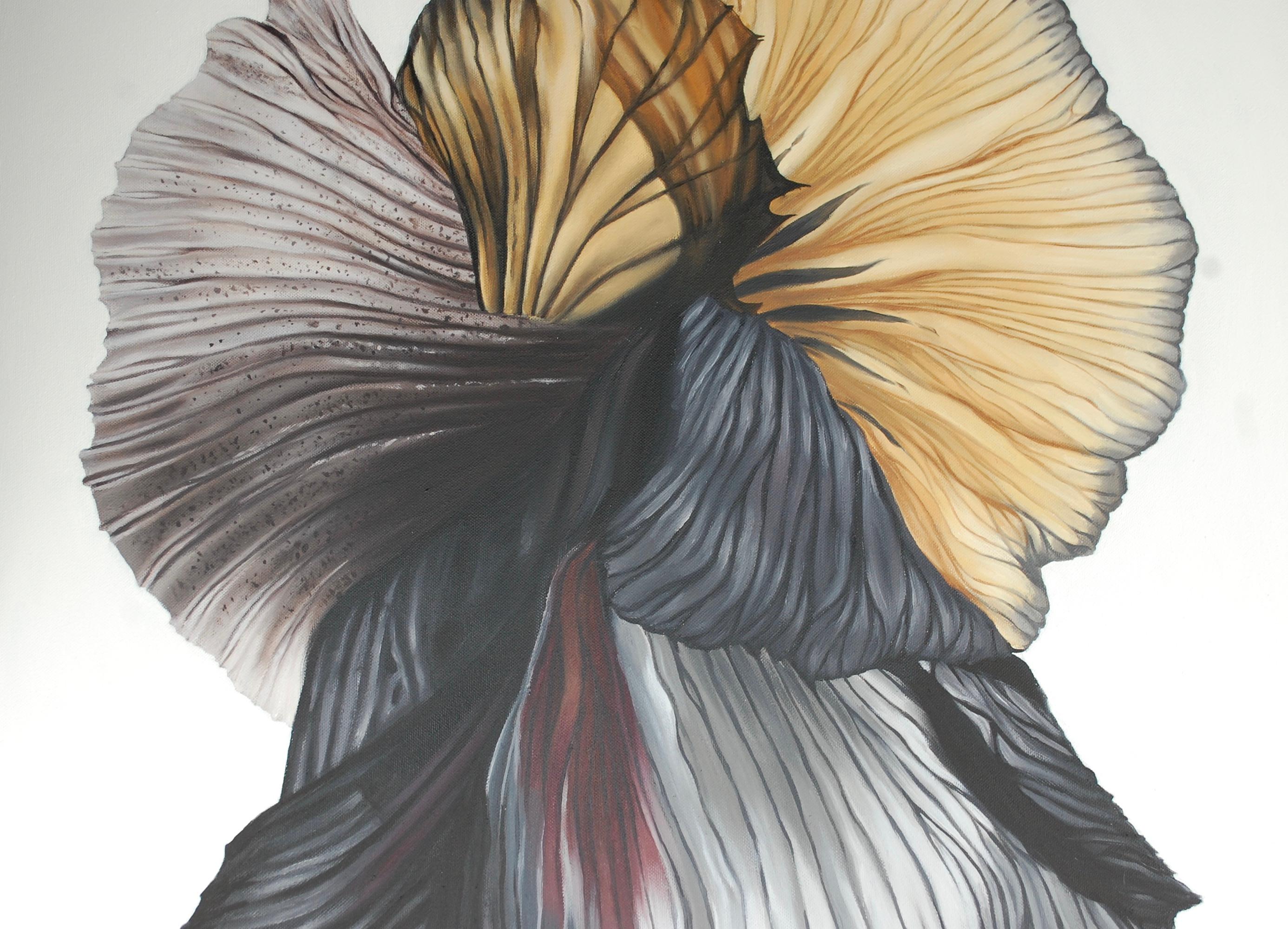 Fleur de mer blanche Abstrait contemporain
Signé par l'artiste, cadre noir-argenté.
Anna Matuszewska est une artiste polonaise contemporaine émergente. Elle étudie l'infographie à l'Académie polono-japonaise des technologies de l'information. Elle