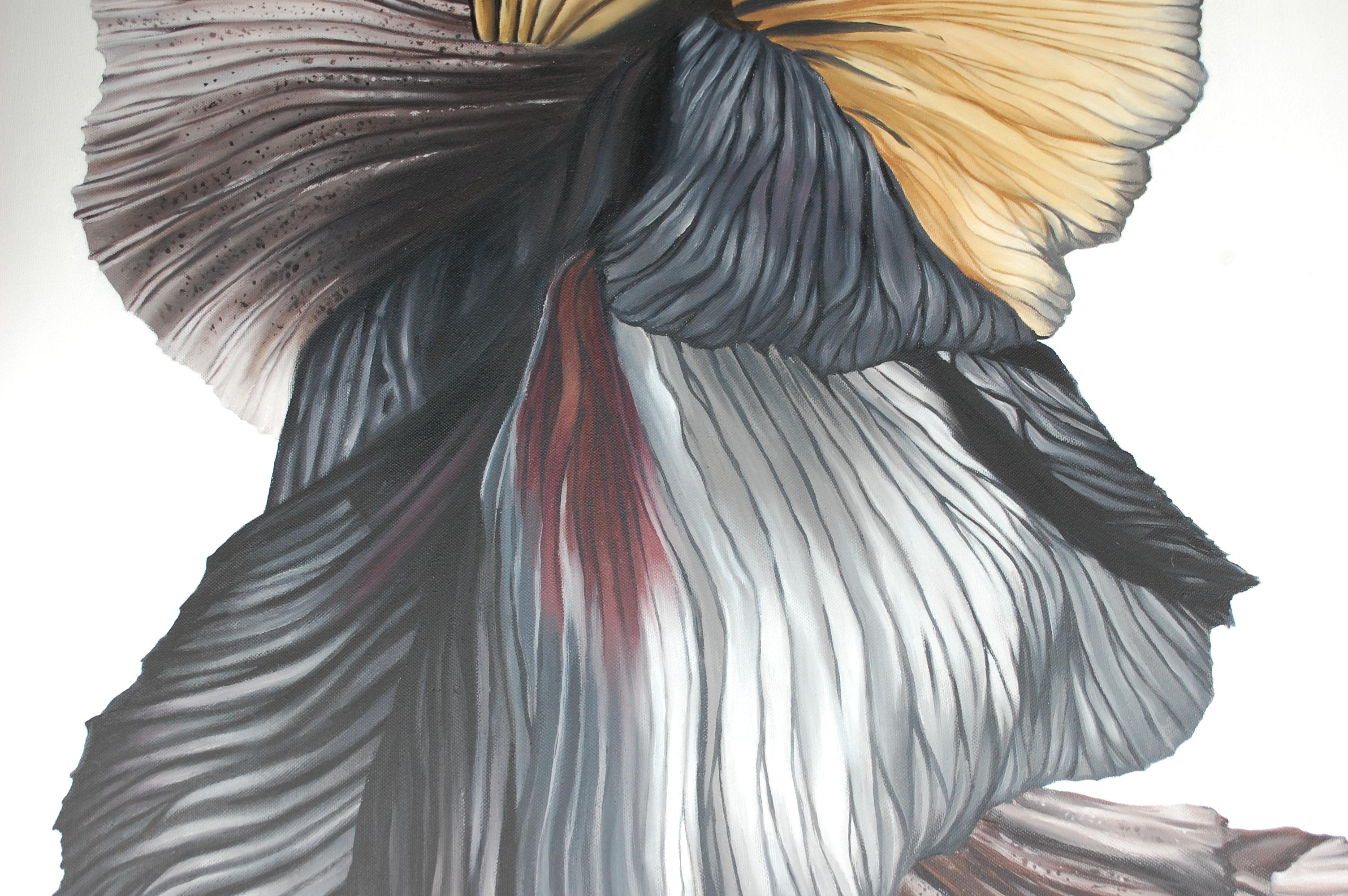 Fleur de mer blanche Abstrait contemporain en vente 1