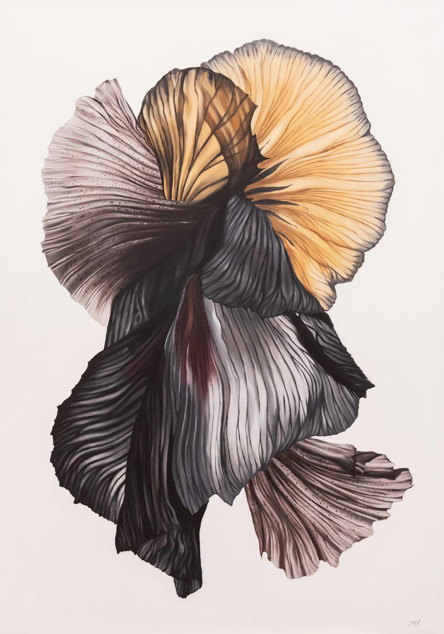 Fiore di mare Astratto Contemporaneo - Painting di Anna Matuszewska